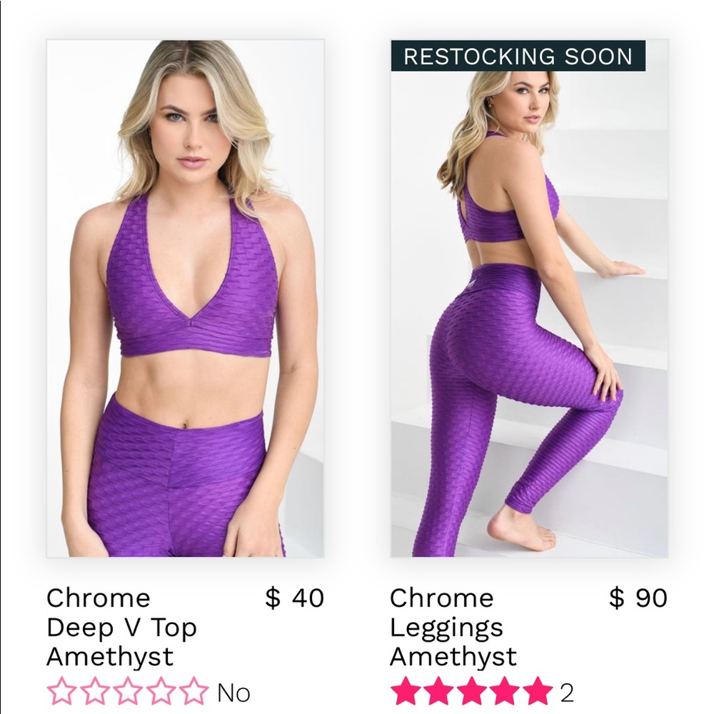 BBB Chrome Amethyst Set